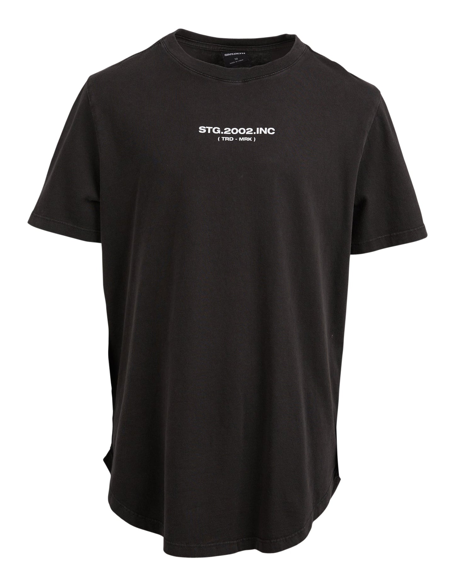 St. Goliath High Rise Tee Washed Black - TheSquarePeg