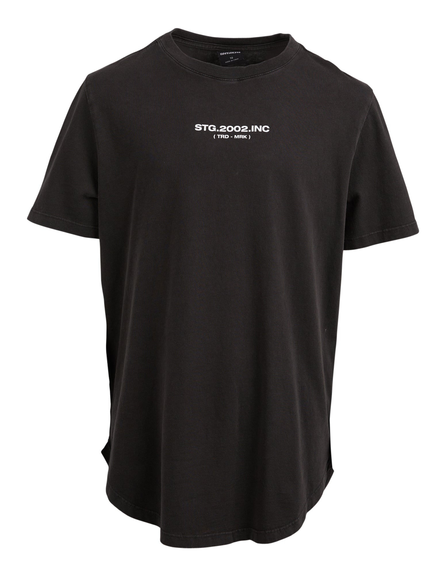 St. Goliath High Rise Tee Washed Black - TheSquarePeg