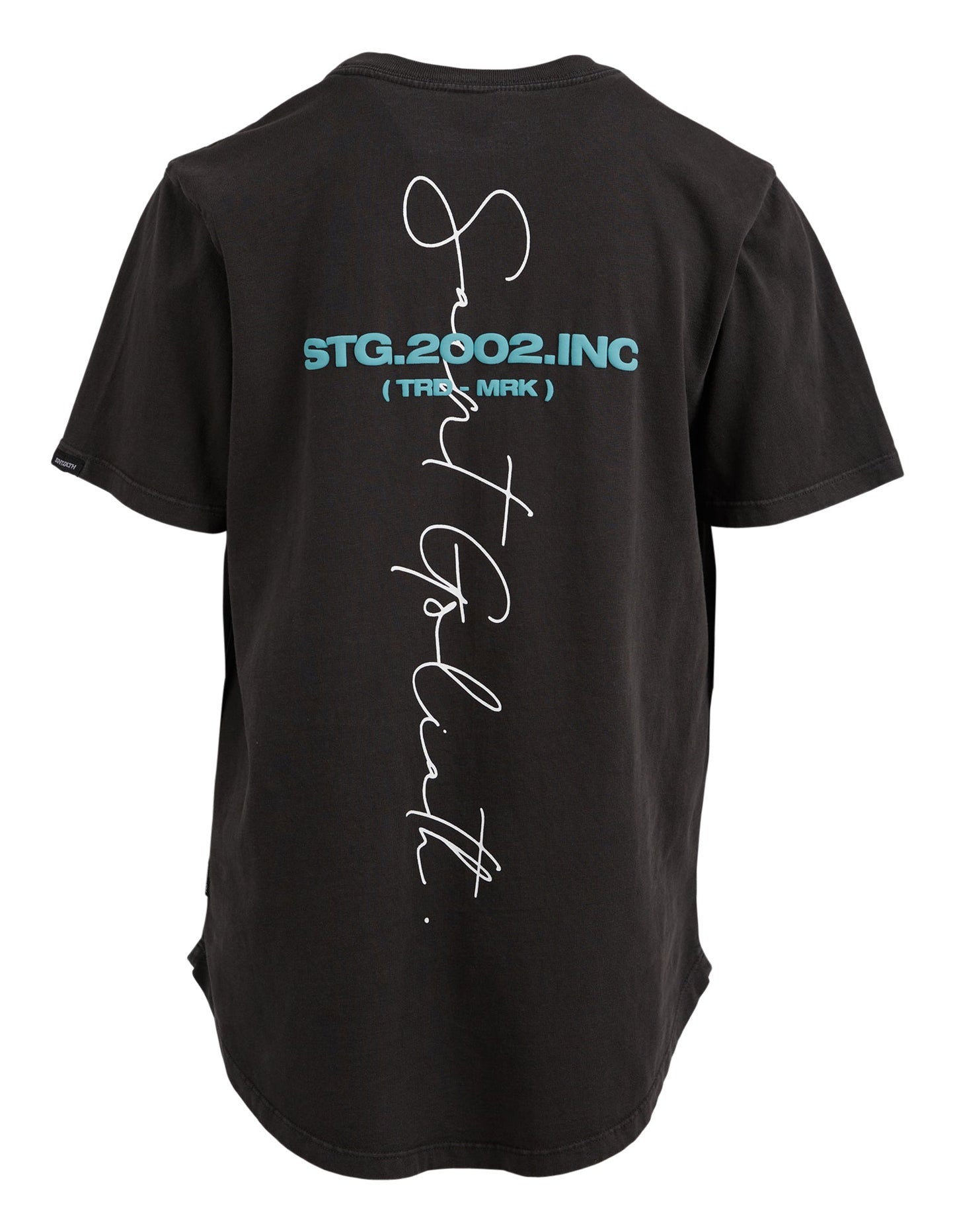 St. Goliath High Rise Tee Washed Black - TheSquarePeg