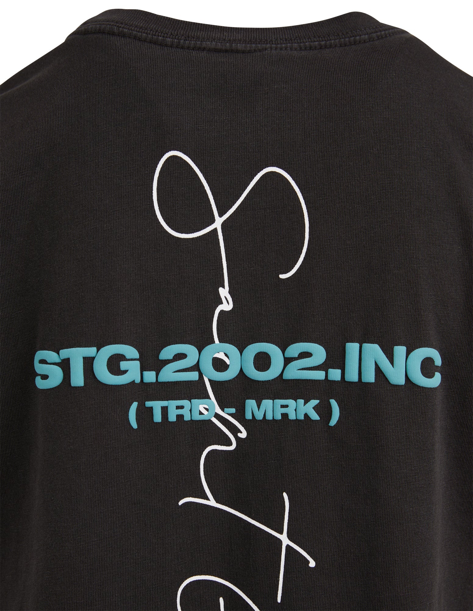 St. Goliath High Rise Tee Washed Black - TheSquarePeg
