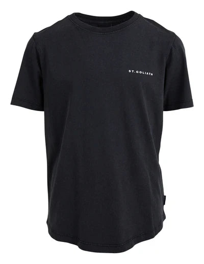 St Goliath. STG Essential Tee Washed Black