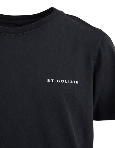 St Goliath. STG Essential Tee Washed Black