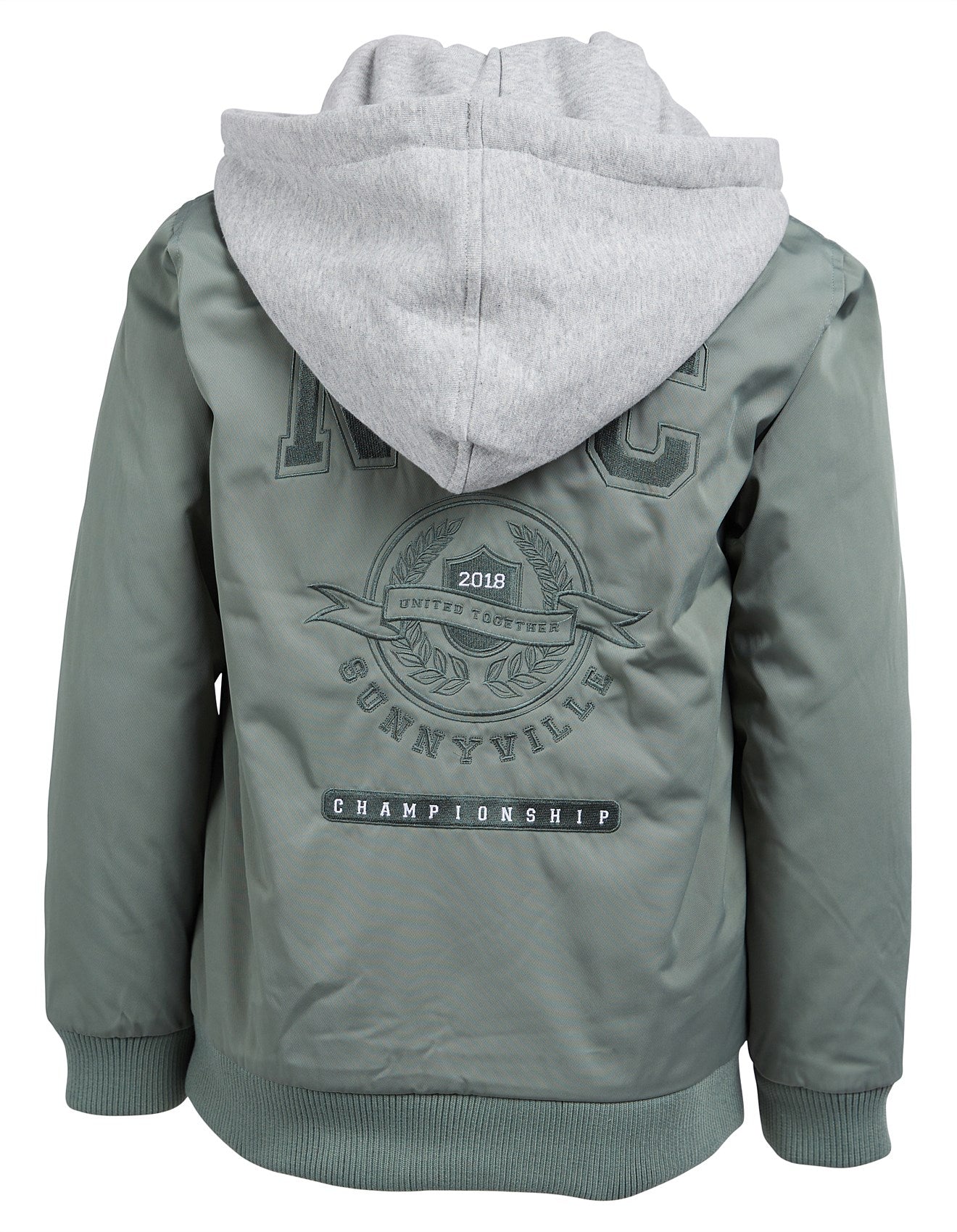 SunnyVille Hayes Bomber Jacket Green Boys - TheSquarePeg