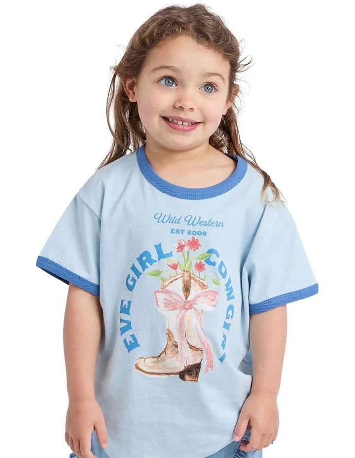 Eve Girl Rodeo Ringer Tee