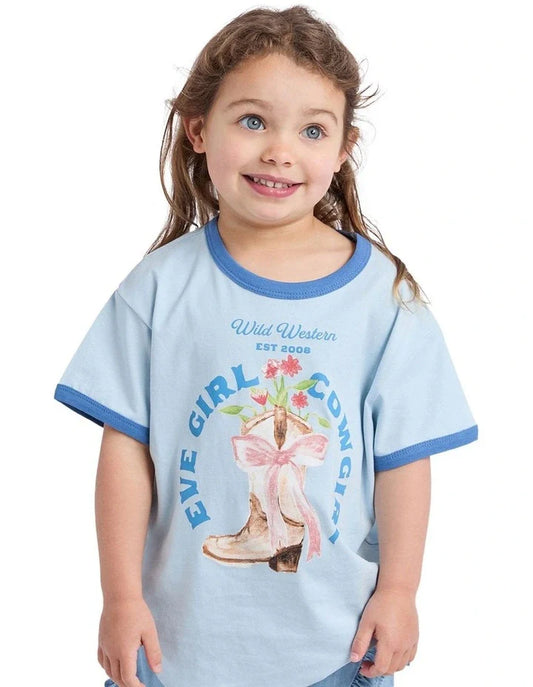 Eve Girl Rodeo Ringer Tee