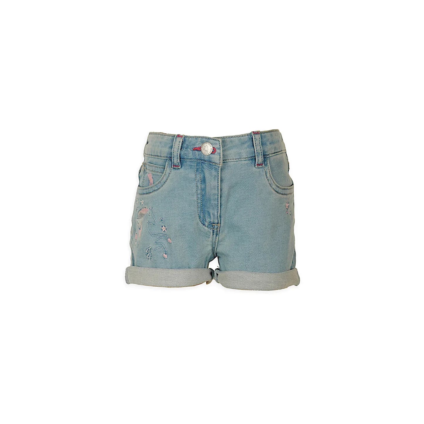 Girls Kit Denim Short 2 Light Indigo