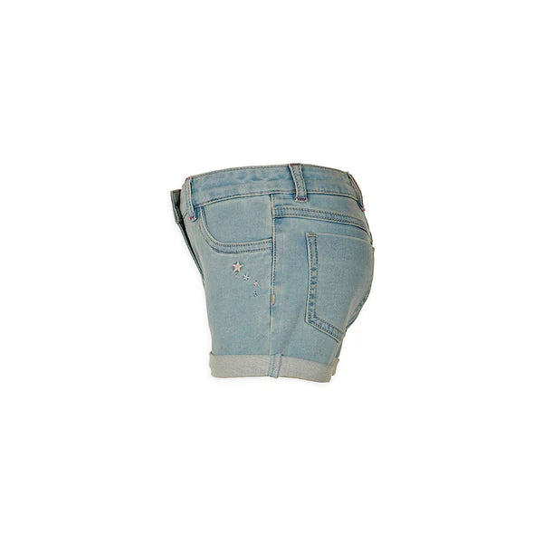 Girls Kit Denim Short 2 Light Indigo
