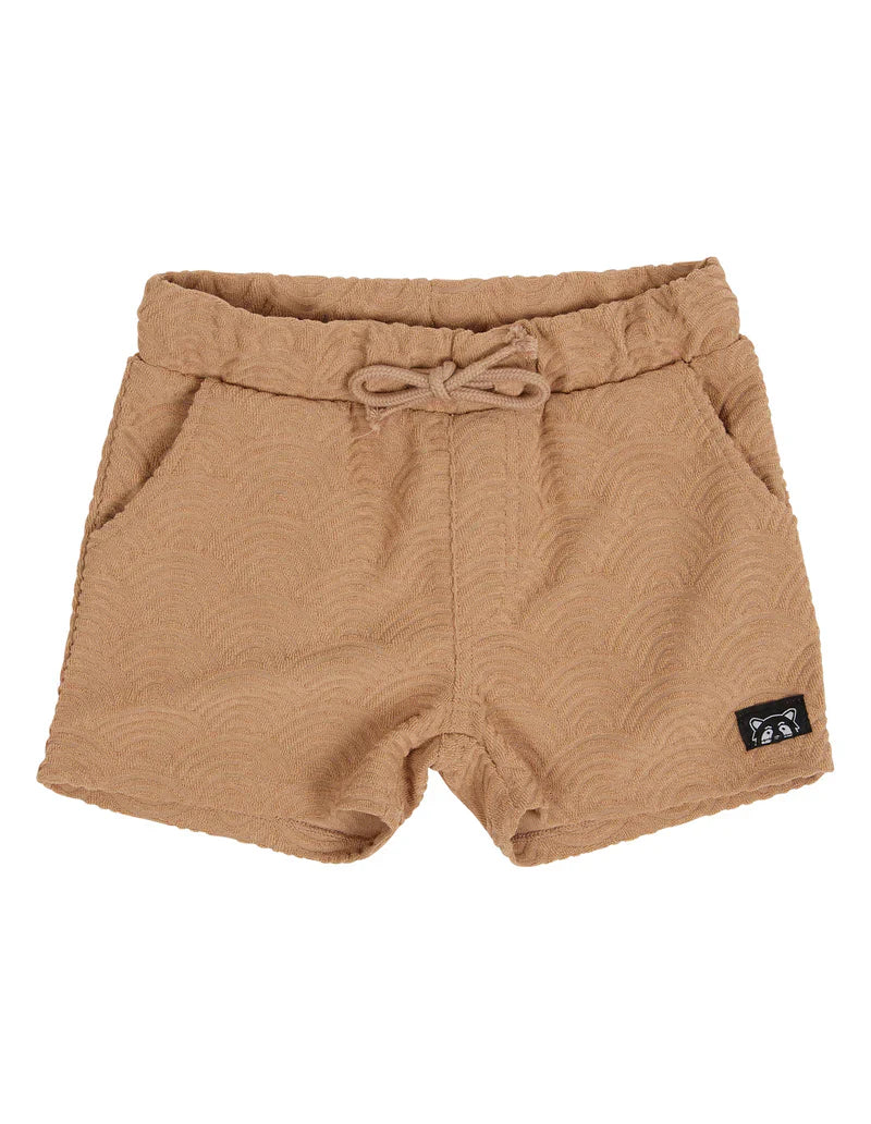 Animal Crackers Towling Short Tan