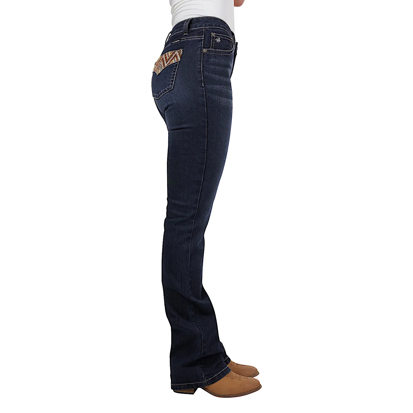 Pure Western Womens Ivy Relaxed Rider Jean 36L L 12
