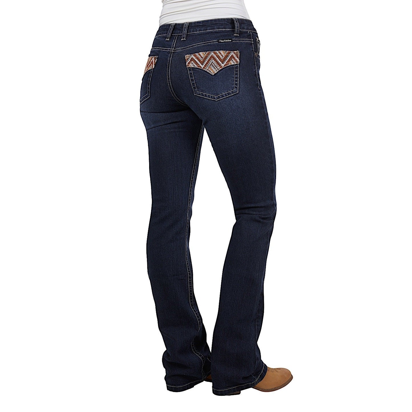 Pure Western Womens Ivy Relaxed Rider Jean 36L L 12