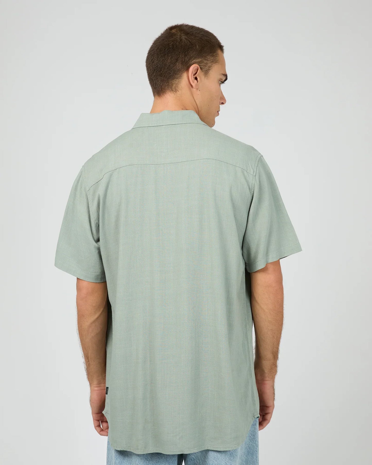 Silent Theory Textured Linen SS Shirt