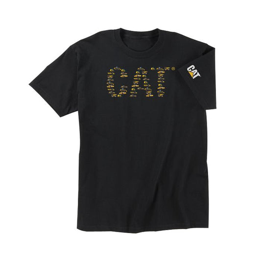 CAT Machine Collage Tee - 2XL