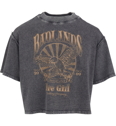 EVE GIRL BADLANDS TEE WBLK