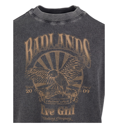 EVE GIRL BADLANDS TEE WBLK