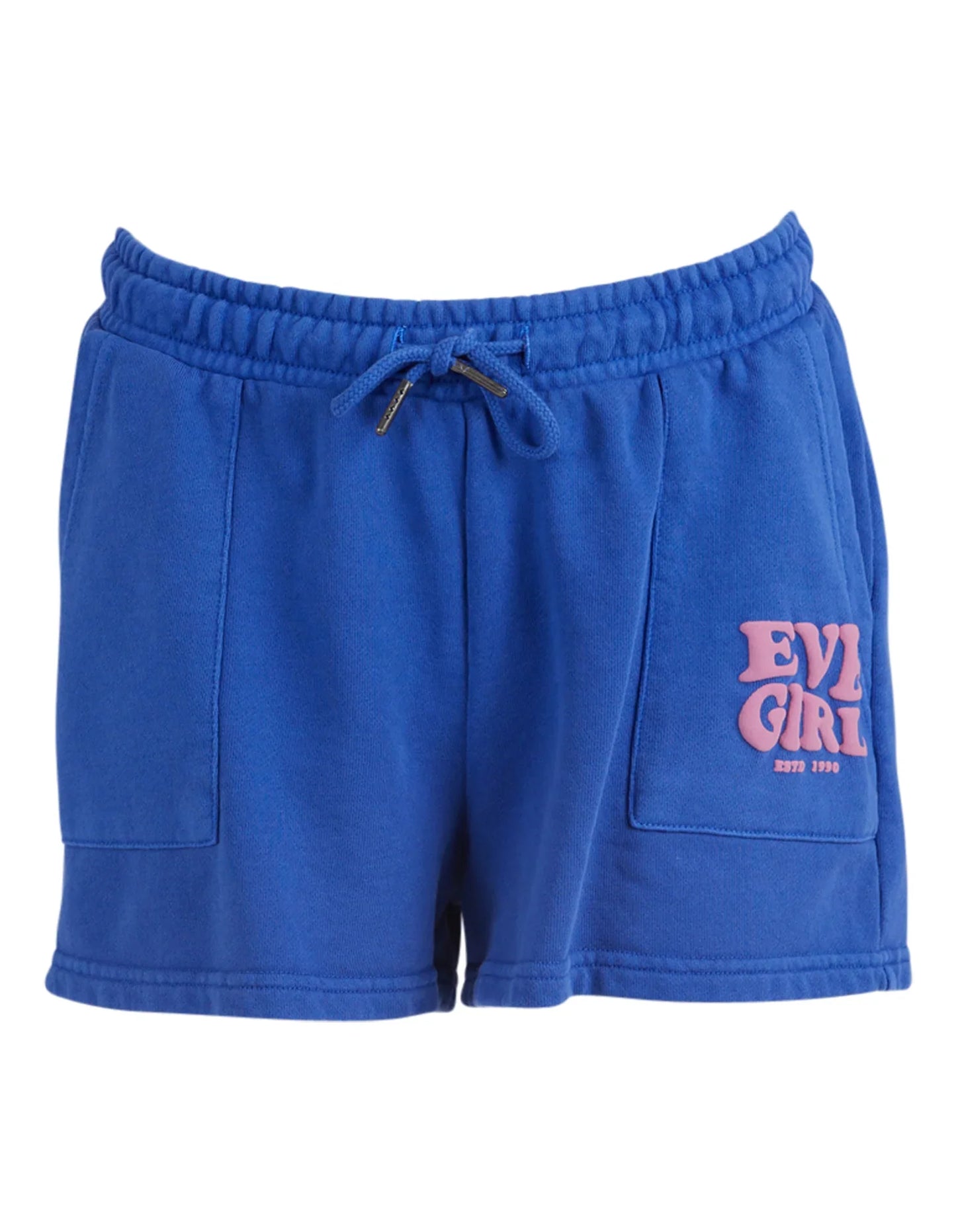 Eve Girl Aths Fleece Short Blue - TheSquarePeg