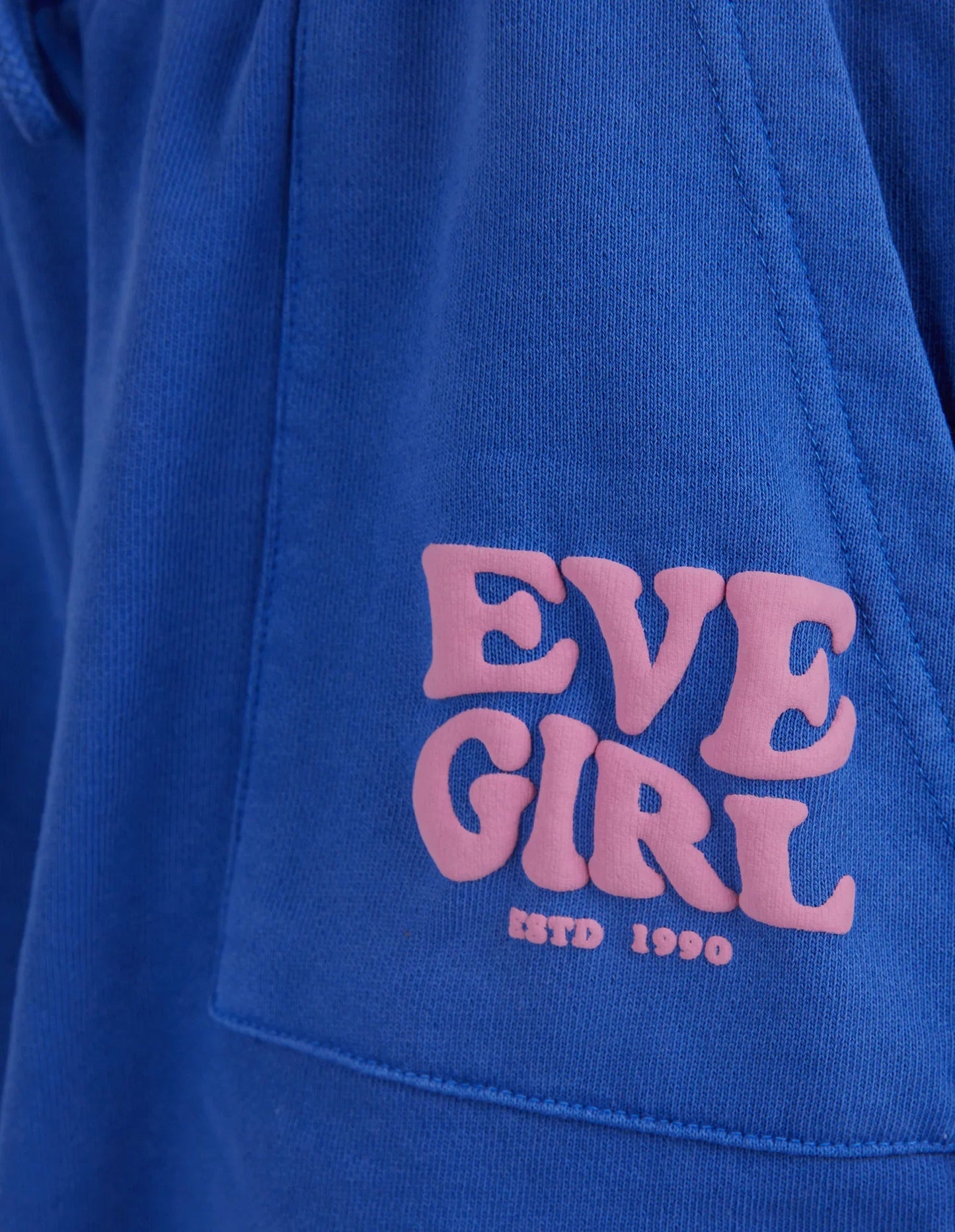 Eve Girl Aths Fleece Short Blue - TheSquarePeg