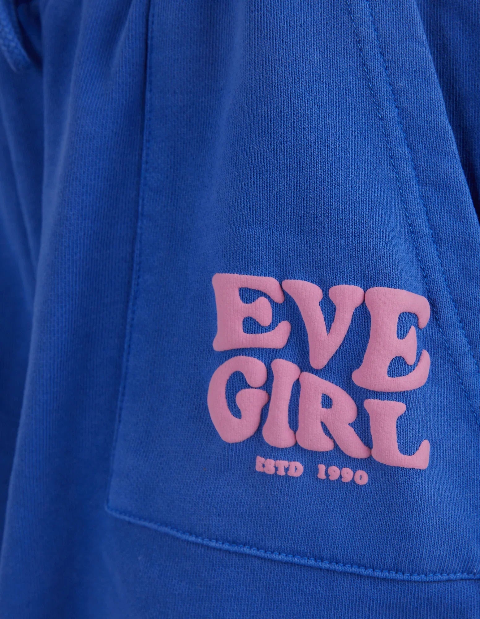 Eve Girl Aths Fleece Short Blue - TheSquarePeg