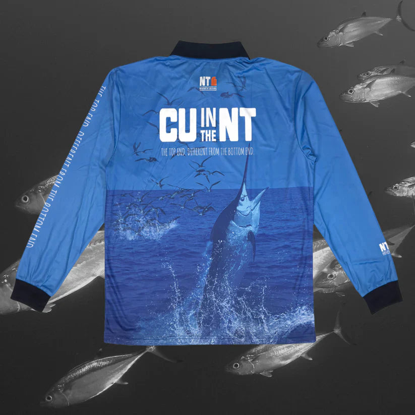 CU in the NT Blue Billfish Fishing Jersey