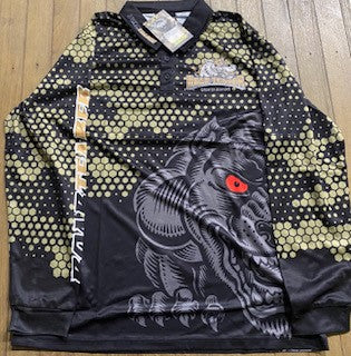 Boar Tearer Narrabri Long Sleeve Tee - Black - Size 3XL