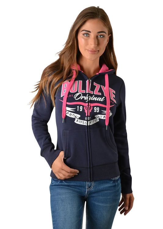 Bullzye Womens Hard Fast Zip Hoodie