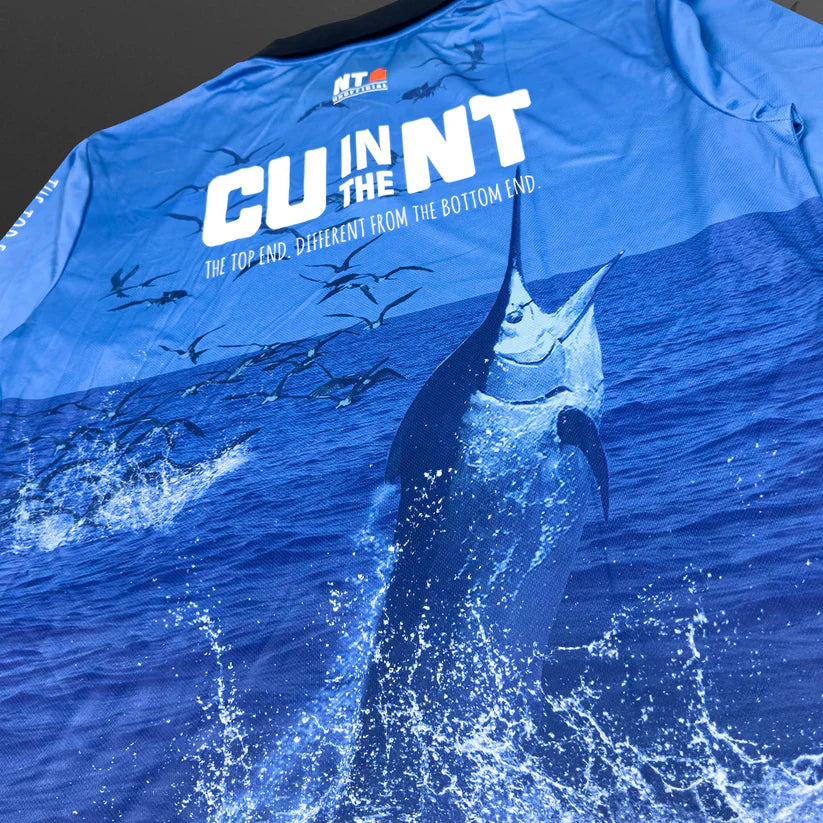 CU in the NT Blue Billfish Fishing Jersey