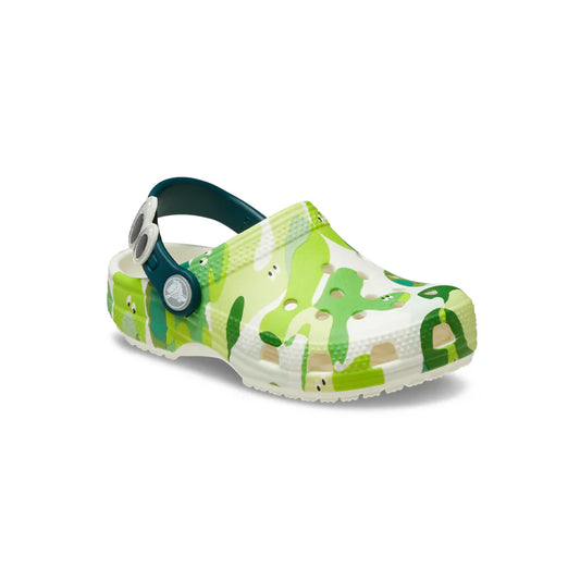 CrocsToddler Classic Glow Slime Monsters Clog