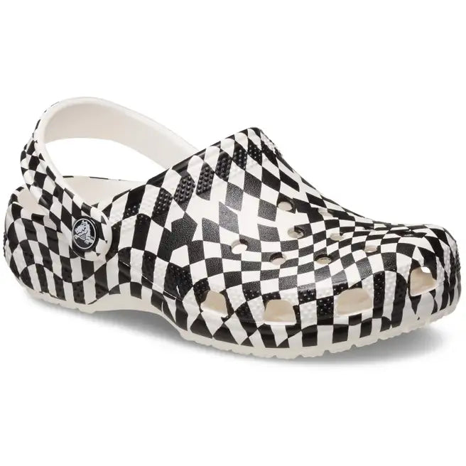 Crocs Kids Classic Warped Checker Clog
