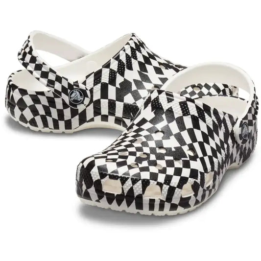 Crocs Kids Classic Warped Checker Clog
