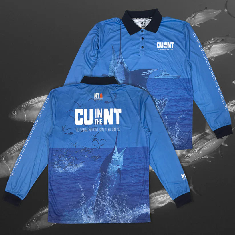 CU in the NT Blue Billfish Fishing Jersey