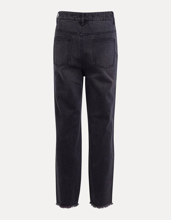 Eve Girl Ella Jean Black Denim 8-16 - TheSquarePeg