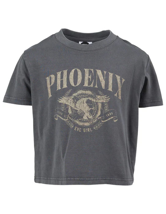 Eve Girl Phoenix S/S Tee Washed Black