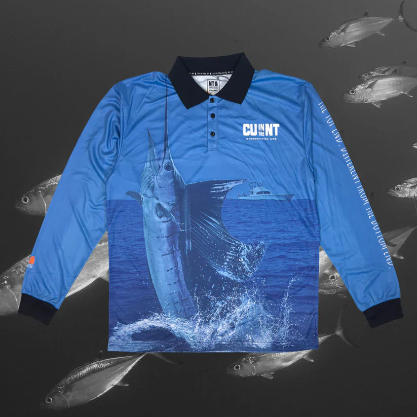 CU in the NT Blue Billfish Fishing Jersey
