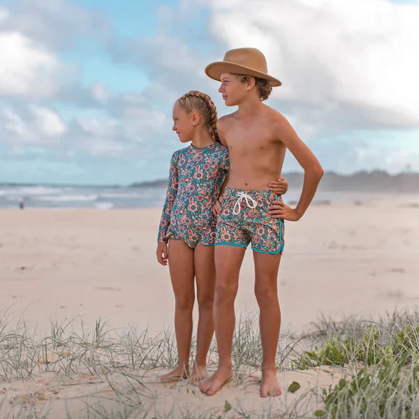 Fernleigh Avenue Boys Mae Lee Board Shorts - TheSquarePeg