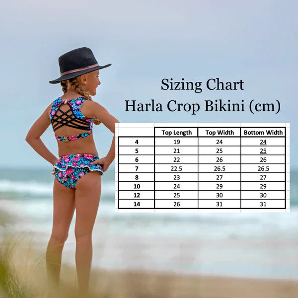 Fernleigh Avenue Girls Harla Crop Bikini