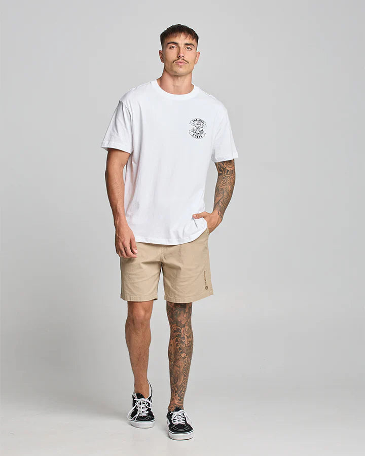The Mad Hueys - MEN-BONES AHOY- SS TEE- WHITE