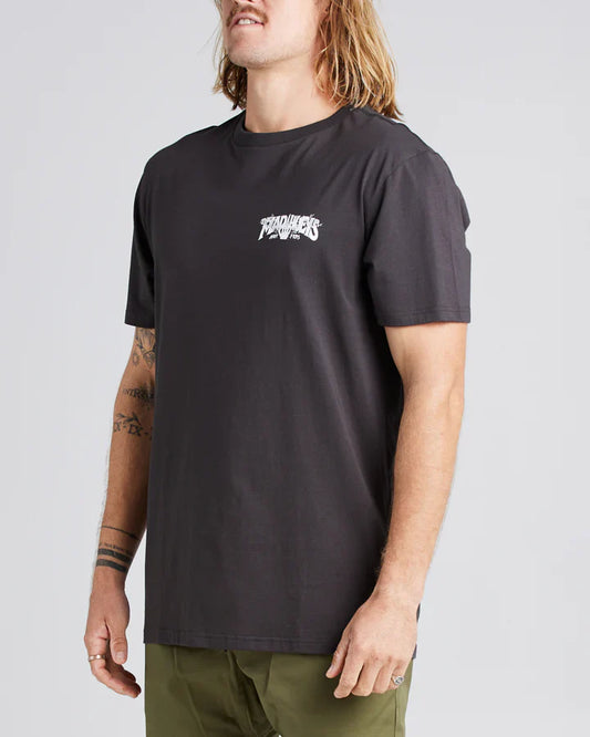 The Mad Hueys- MEN- BONES AHOY- SS TEE - VINTAGE BLACK