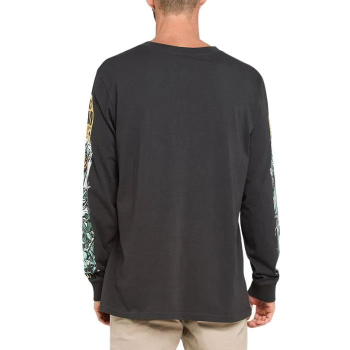 TMH SHRED TIL YOURE DEAD | LS TEE - VINTAGE BLACK