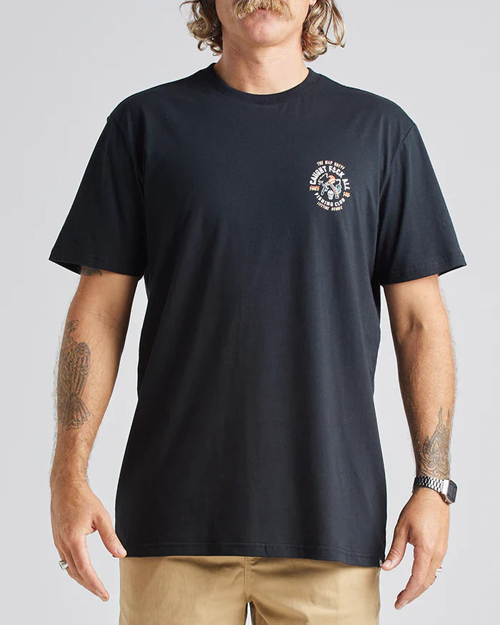 TMH Mens Still Catching FK All SS Tee Black - Size Sml