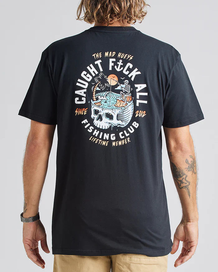 TMH Mens Still Catching FK All SS Tee Black - Size Sml