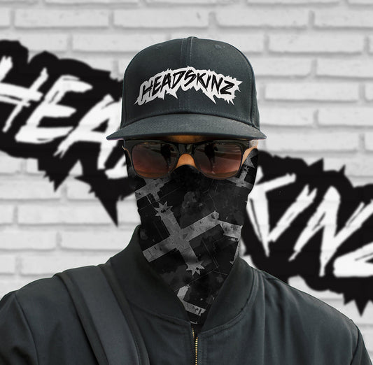 Headskinz Eureka Flag Black Face Shield