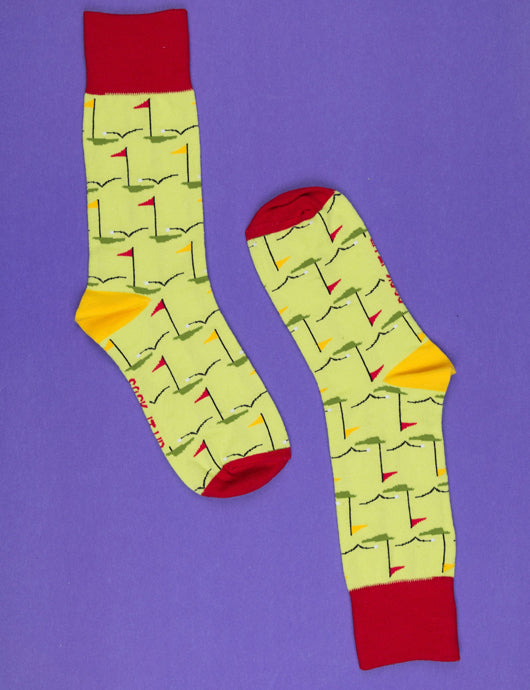 Sock It Up May The Course Be With You Socks