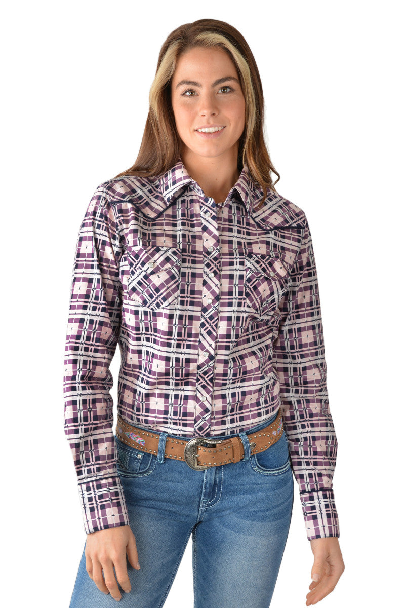Pure Western Womens Victoria L/S Shirt