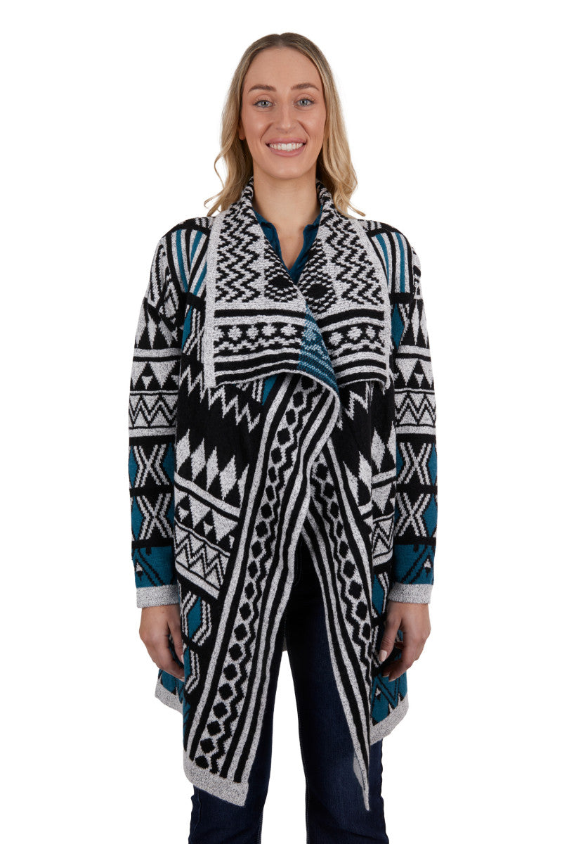 Pure Western Womens Diane Knitted Cardigan XS