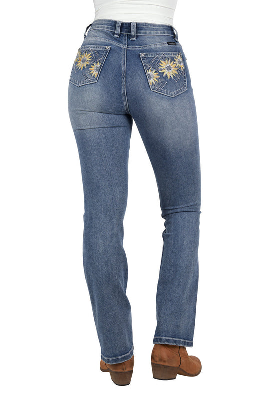 Pure Western Womens Amy Hi Rise Boot Cut Jean - TheSquarePeg