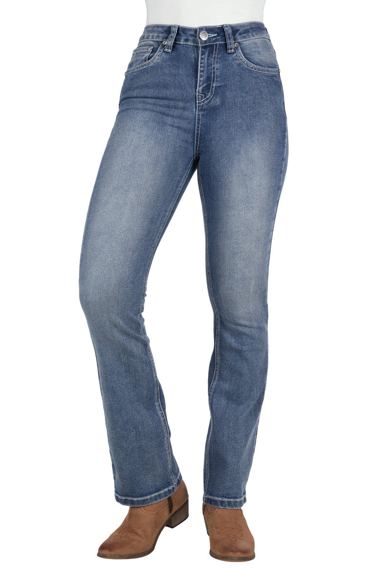 Pure Western Womens Amy Hi Rise Boot Cut Jean - TheSquarePeg