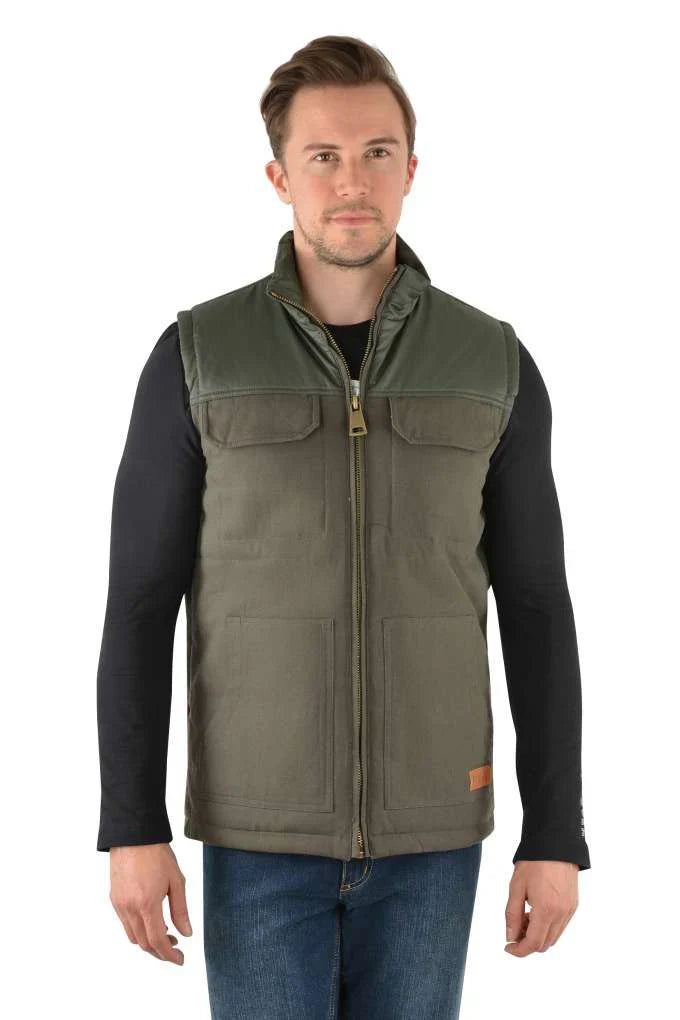 Pure Western Mens Cameron Vest - Size XS