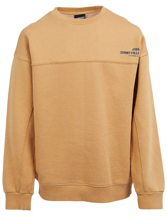 SunnyVille Montana Quarter Zip Tan Boys 8