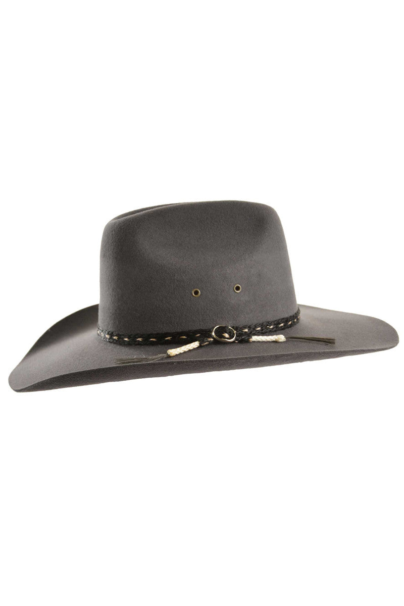 TC Station Wool Felt Hat - Black - TheSquarePeg