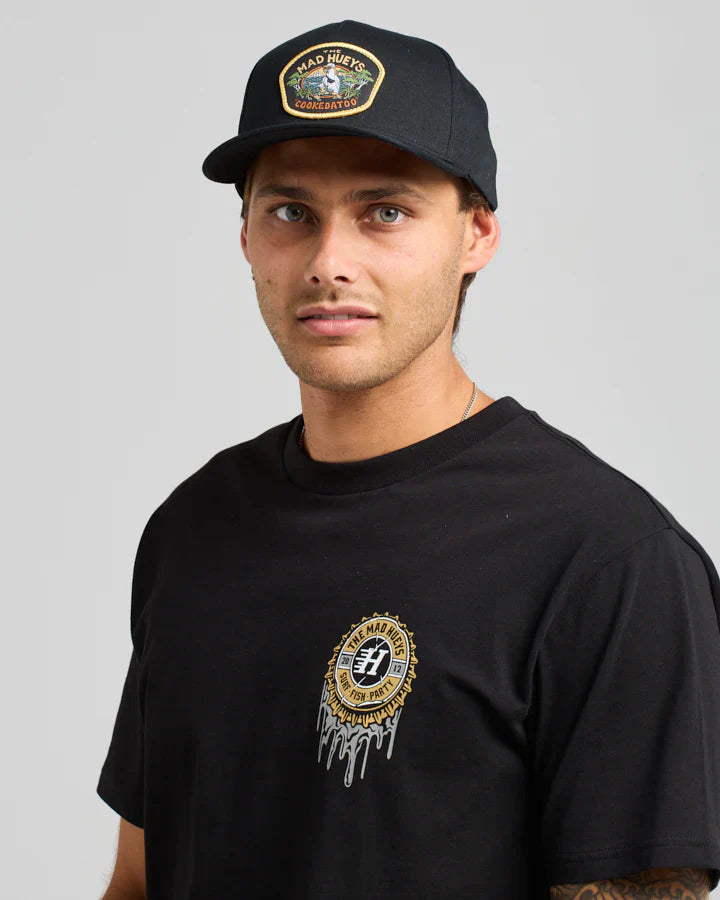 TMH COOKEDATOO | TWILL SNAPBACK - BLACK - TheSquarePeg