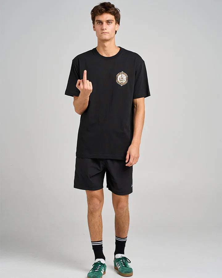 TMH FK OFF FISH ON | SS TEE - BLACK
